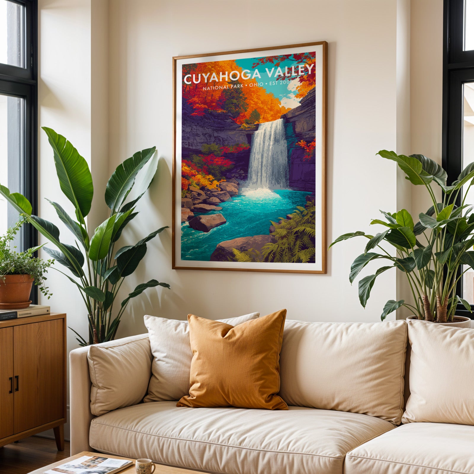 Retro Cuyahoga Valley National Park Print
