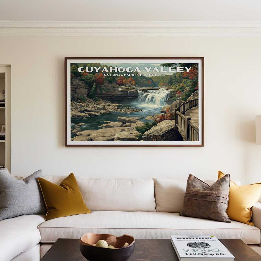 Cuyahoga Valley National Park Horizontal Vintage Art