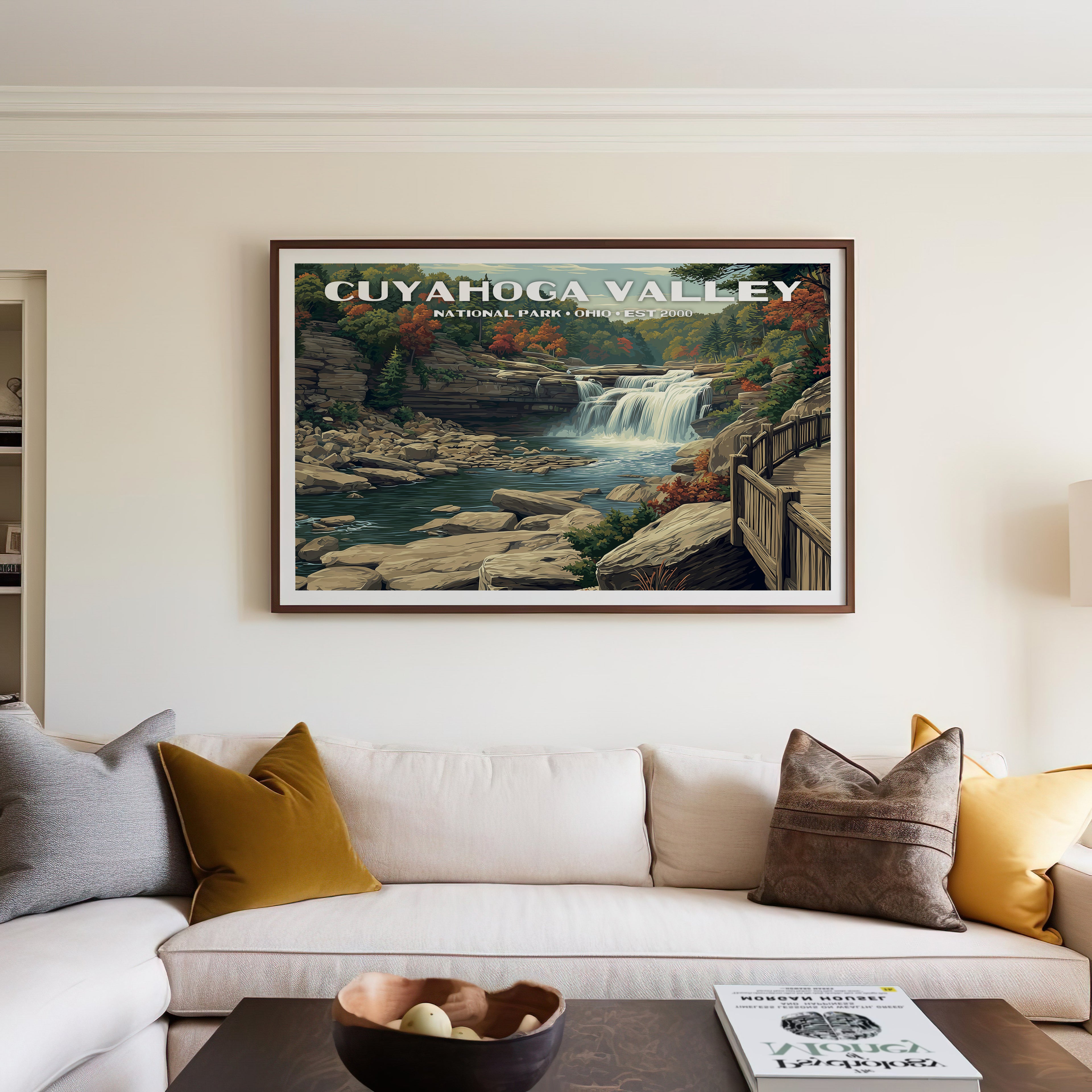 Cuyahoga Valley National Park Horizontal Vintage Art