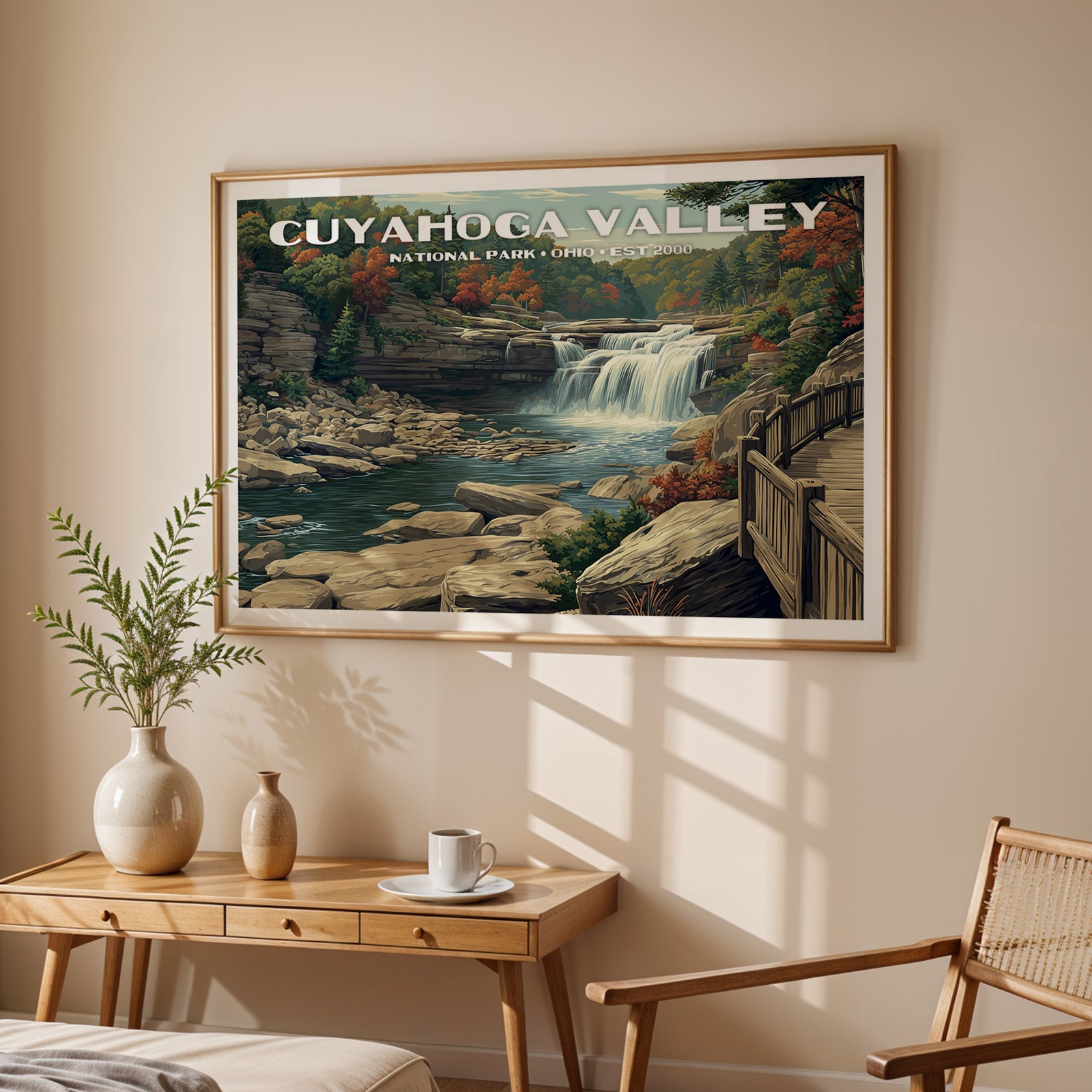 Cuyahoga Valley National Park Horizontal Vintage Art