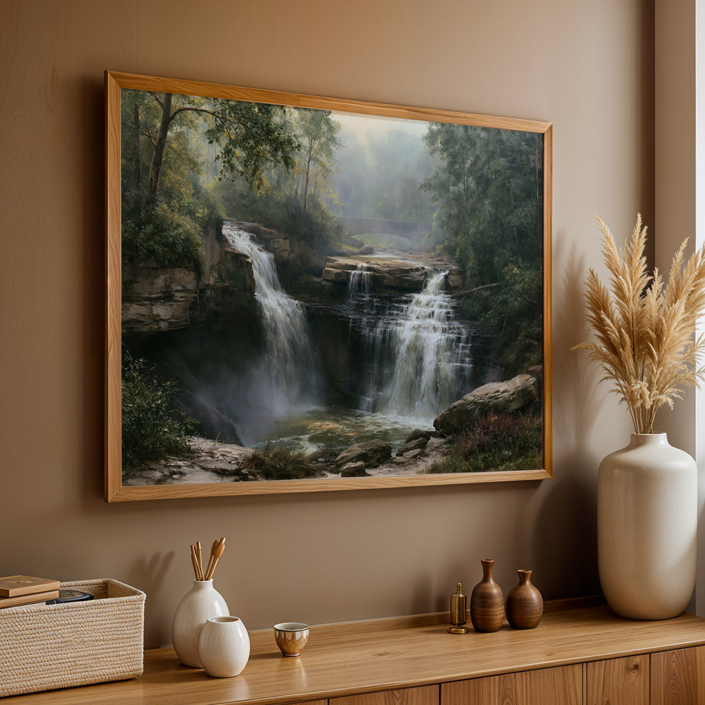 Cuyahoga Valley National Park Classical Oil Painting