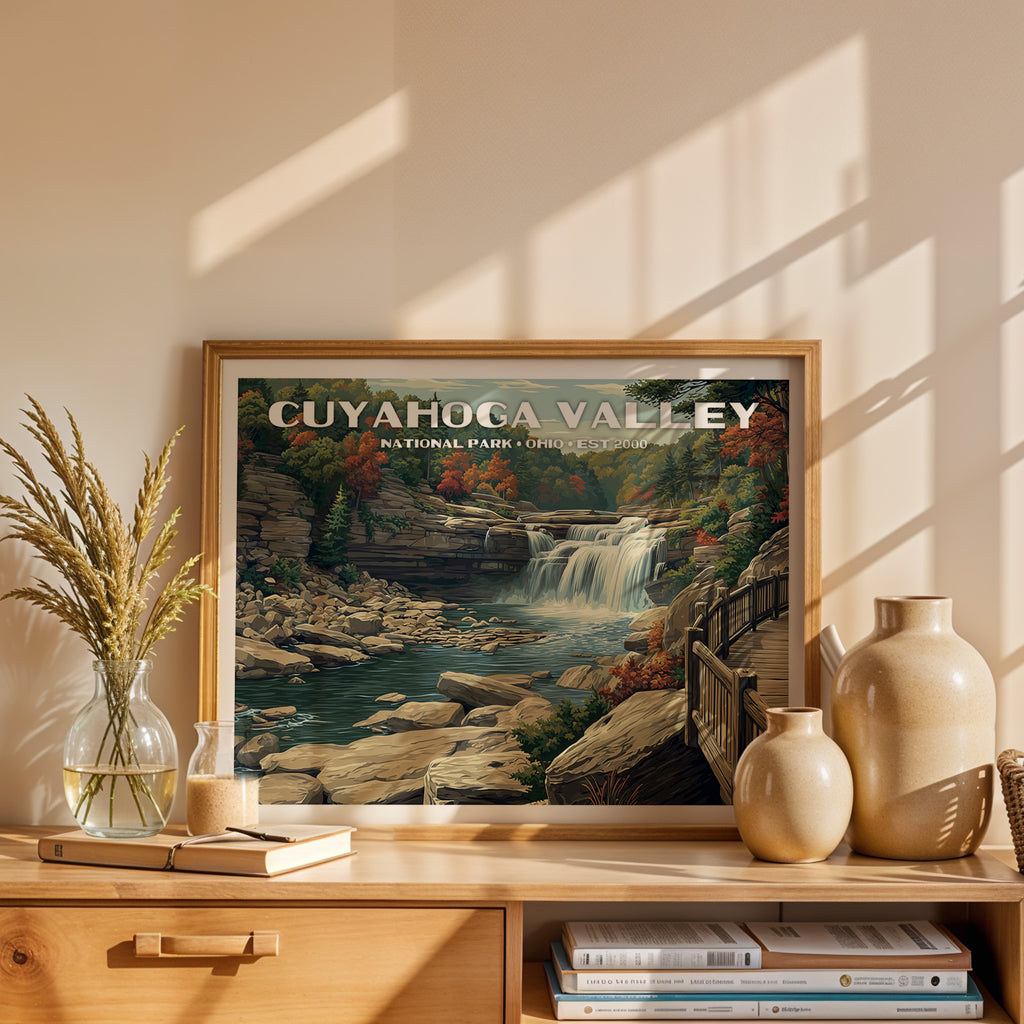 Cuyahoga Valley National Park Horizontal Vintage Art