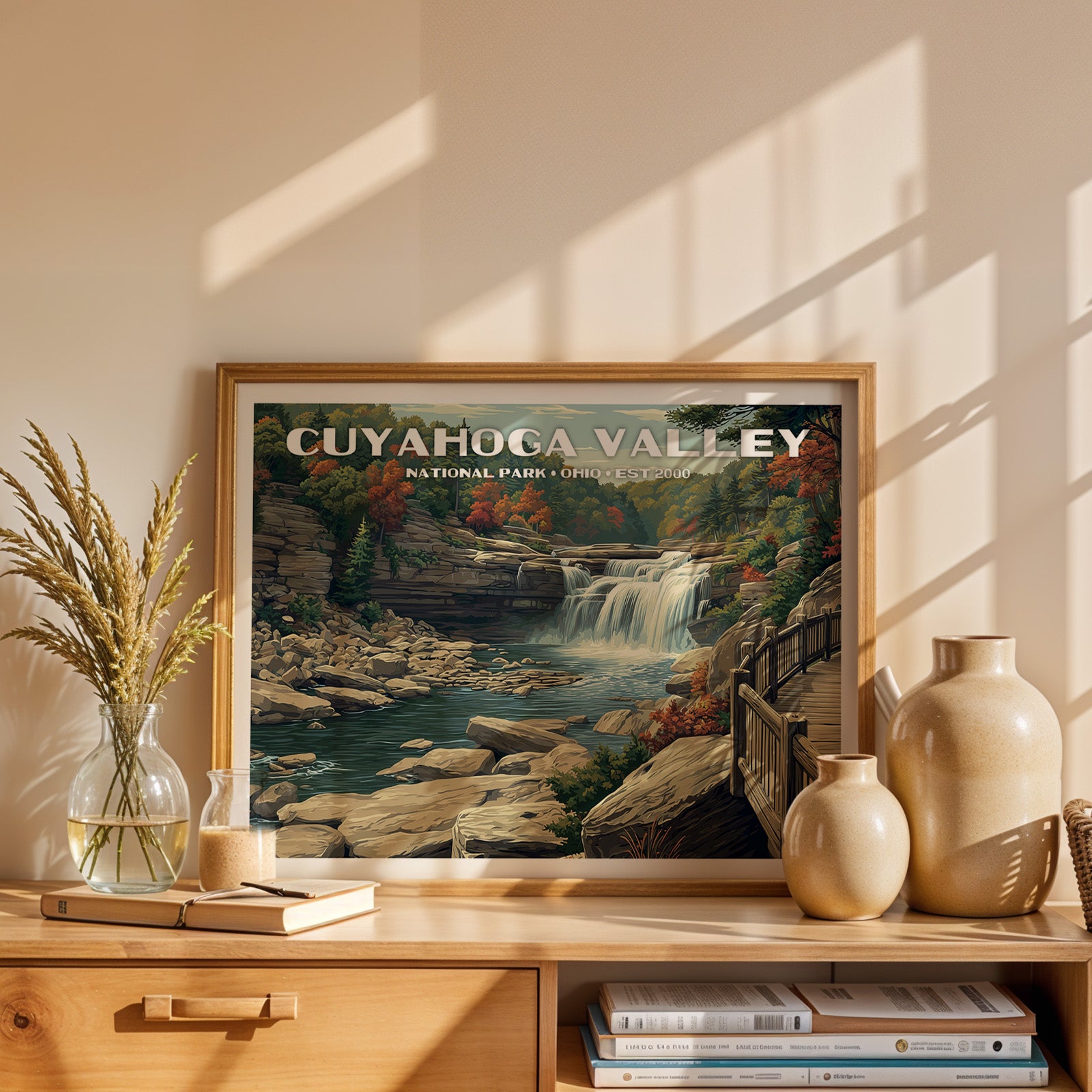 Cuyahoga Valley National Park Horizontal Vintage Art
