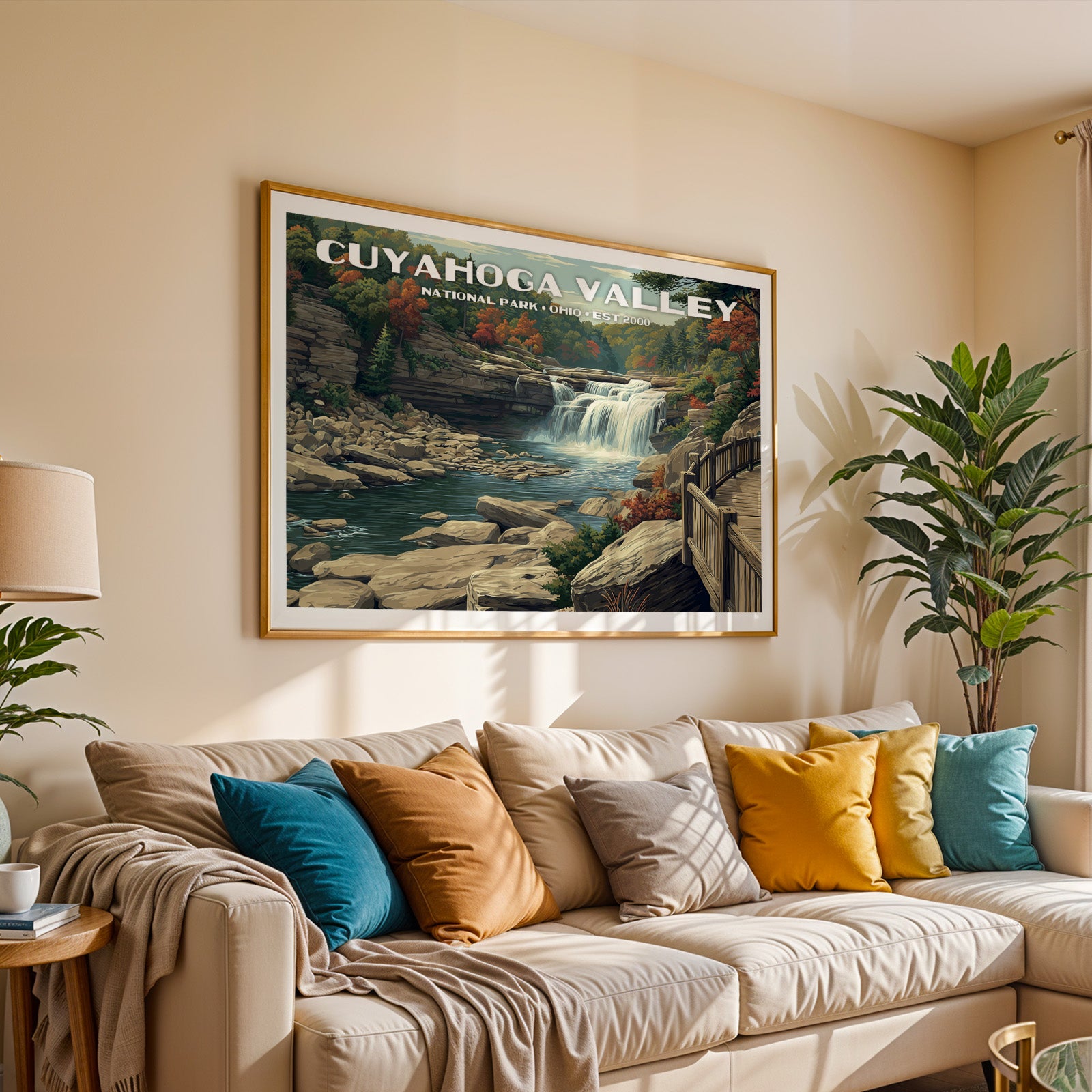 Cuyahoga Valley National Park Horizontal Vintage Art