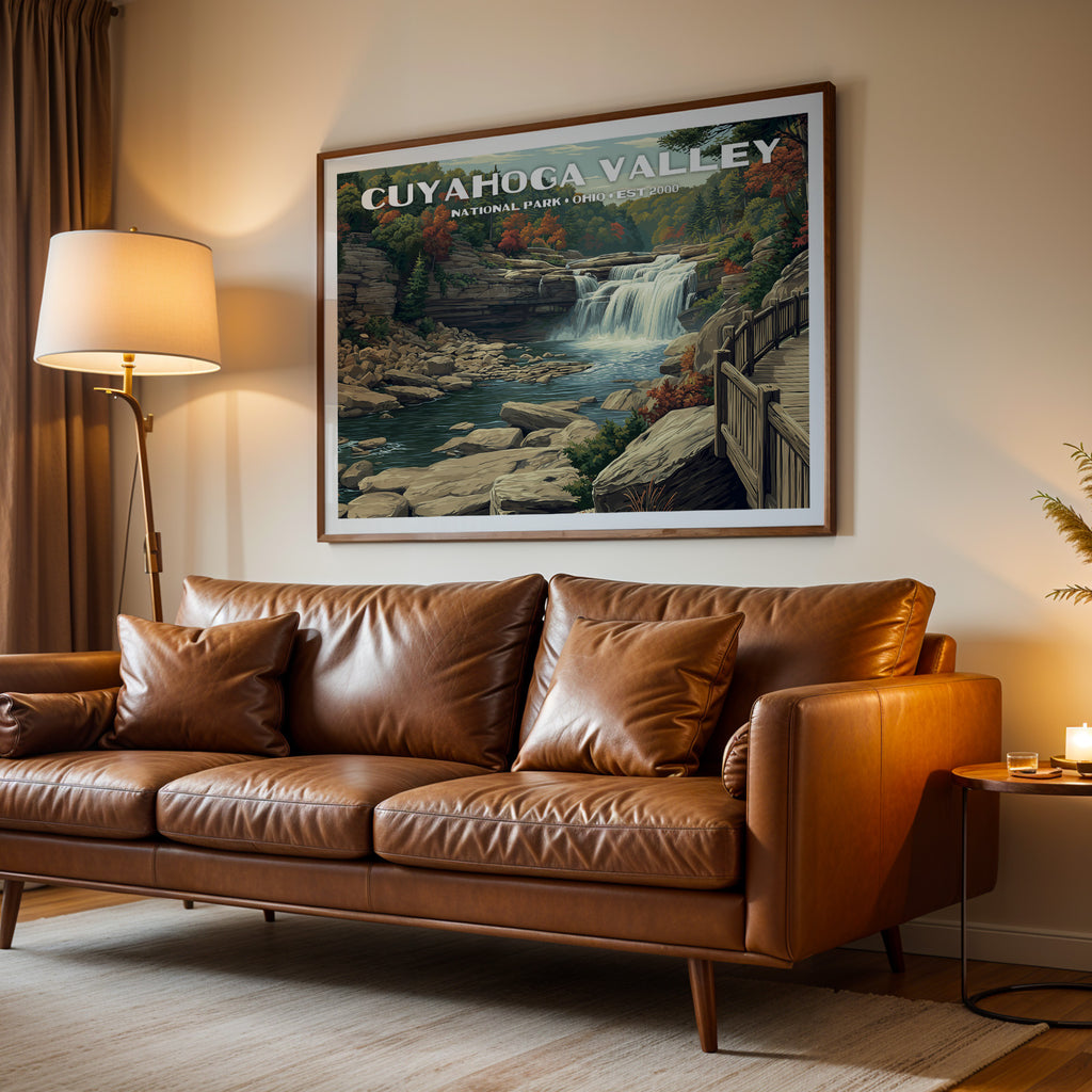 Cuyahoga Valley National Park Horizontal Vintage Art