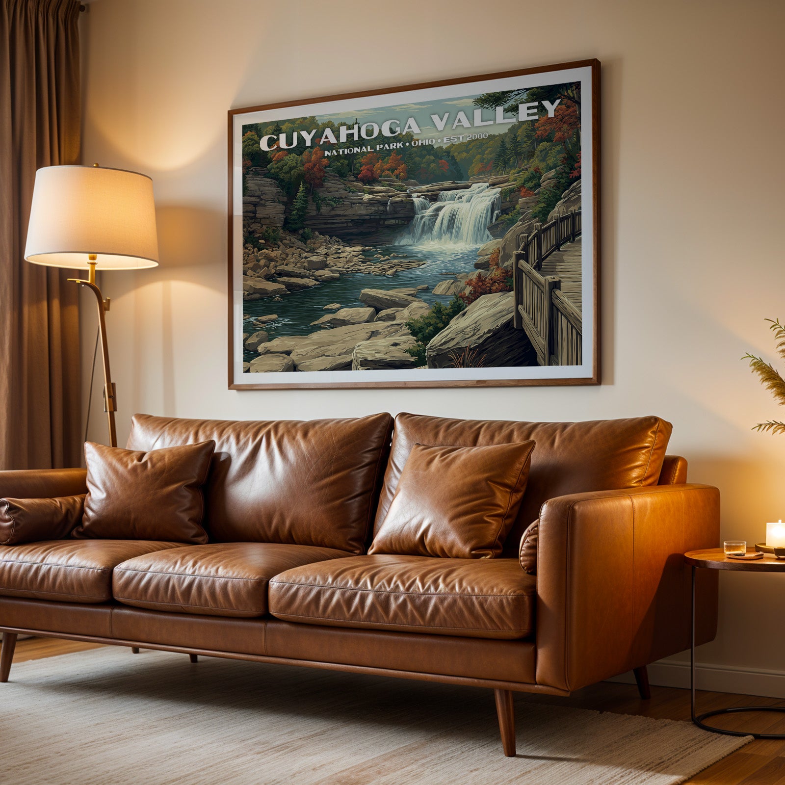 Cuyahoga Valley National Park Horizontal Vintage Art