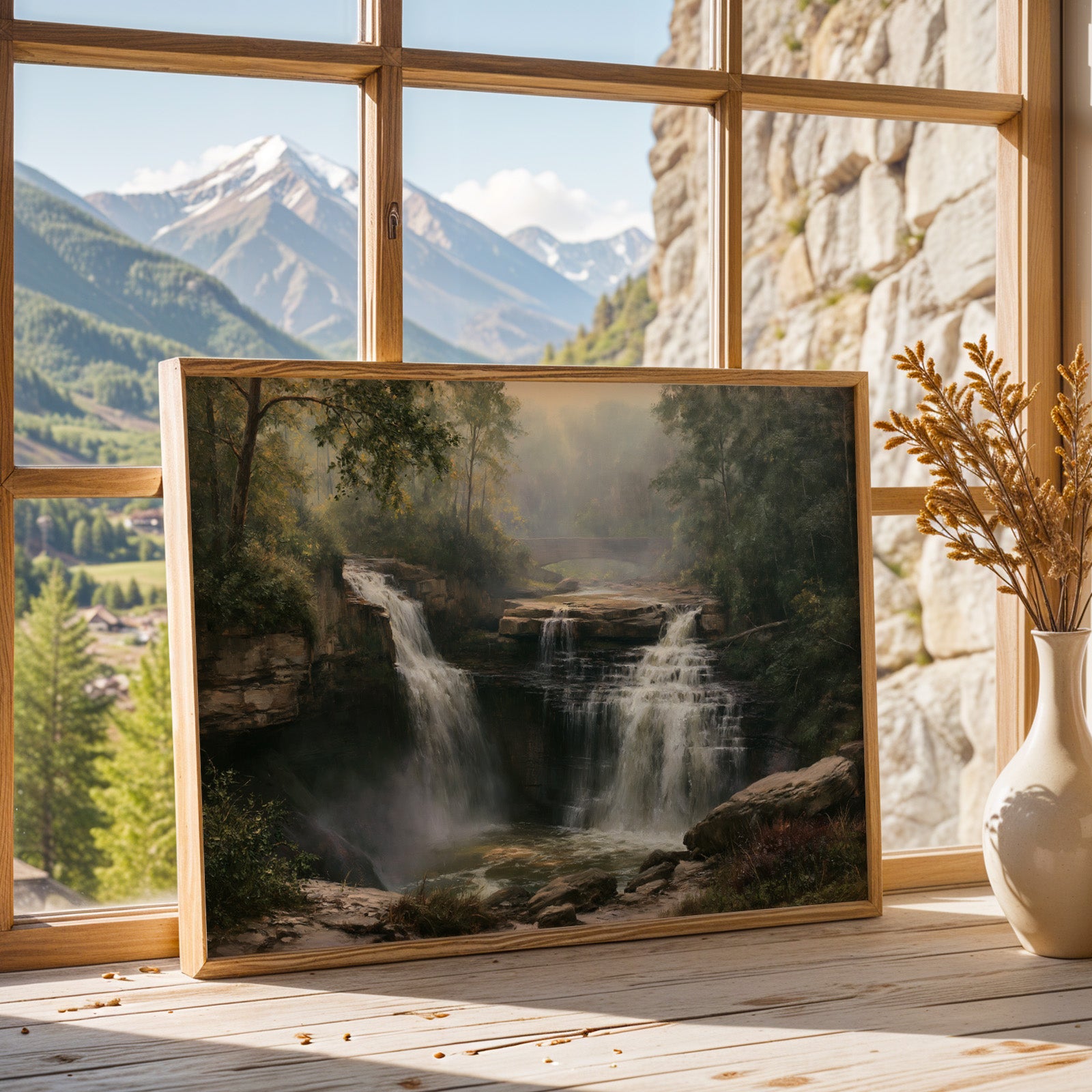 Cuyahoga Valley National Park Classical Oil Painting