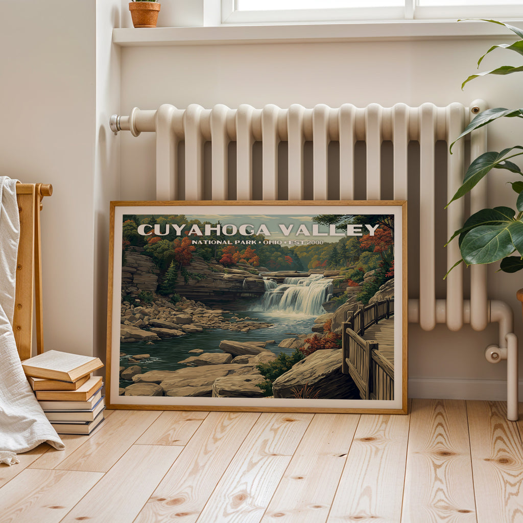 Cuyahoga Valley National Park Horizontal Vintage Art