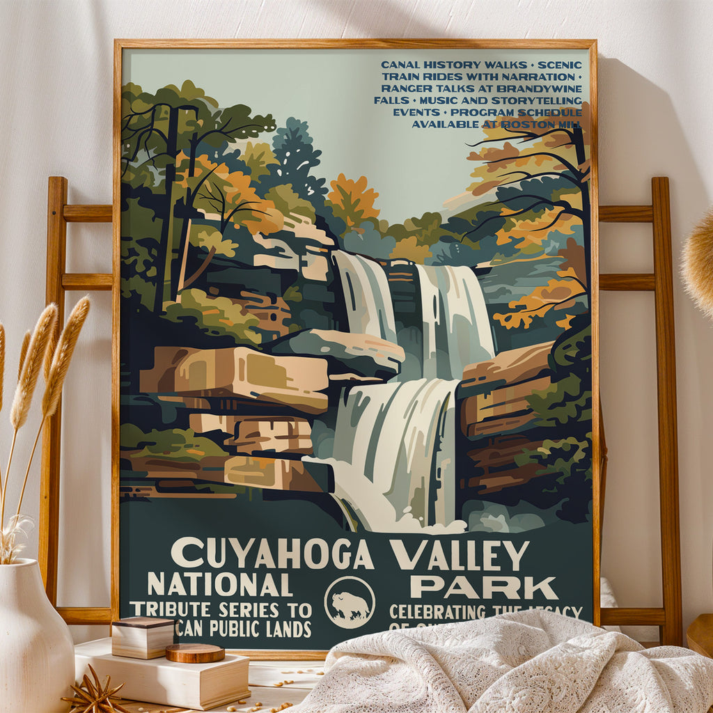 Cuyahoga Valley National Park Vintage WPA Art
