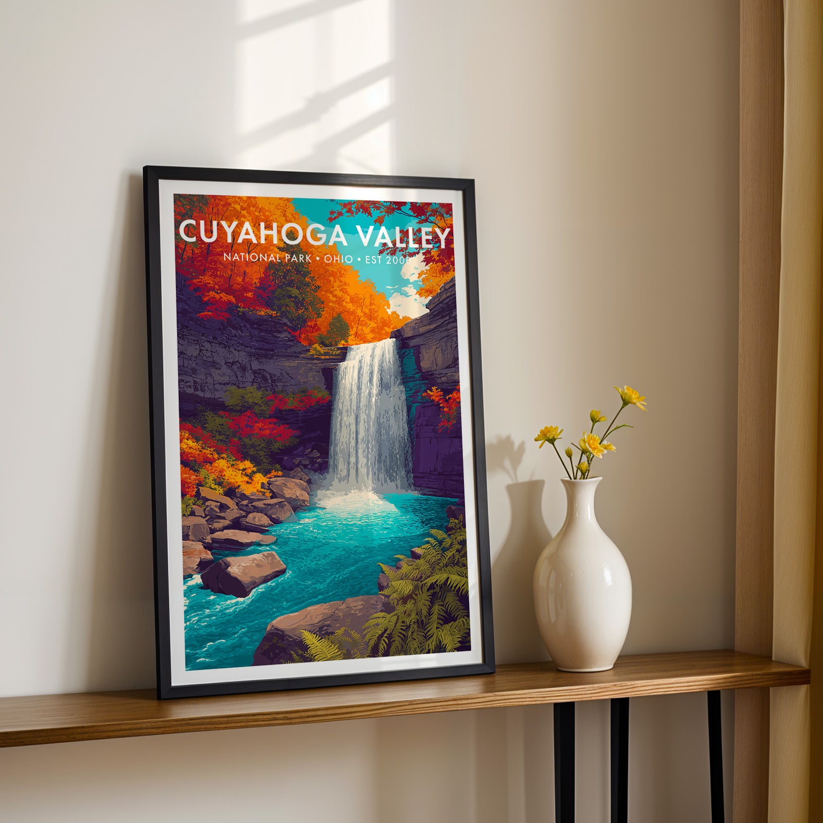 Retro Cuyahoga Valley National Park Print