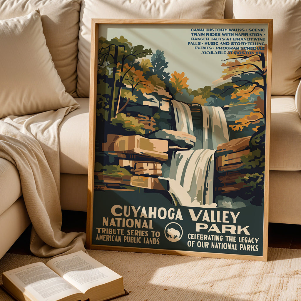 Cuyahoga Valley National Park Vintage WPA Art