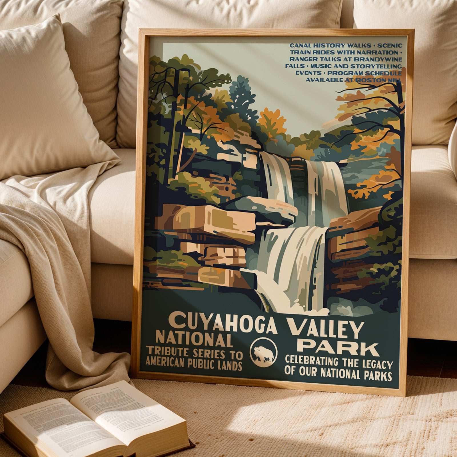 Cuyahoga Valley National Park Vintage WPA Art