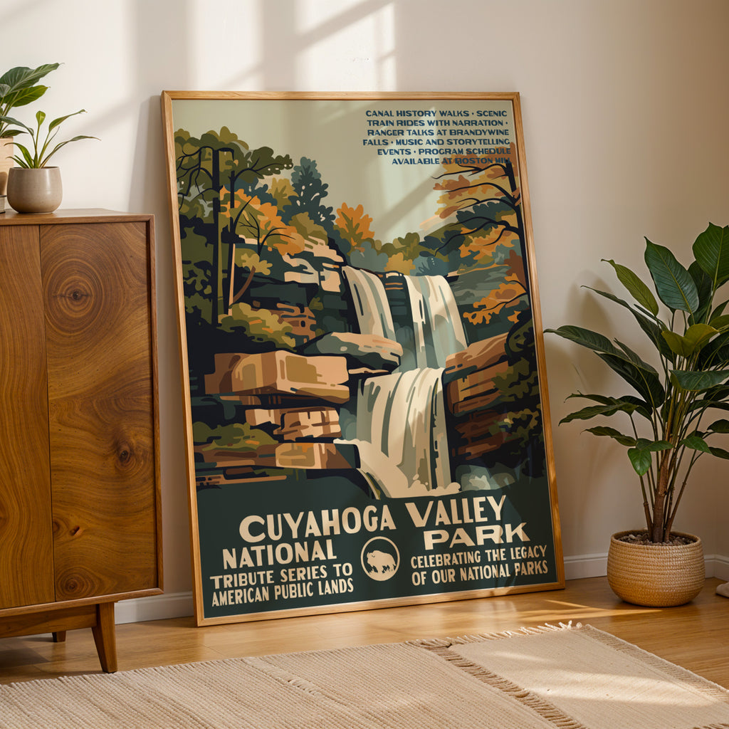 Cuyahoga Valley National Park Vintage WPA Art