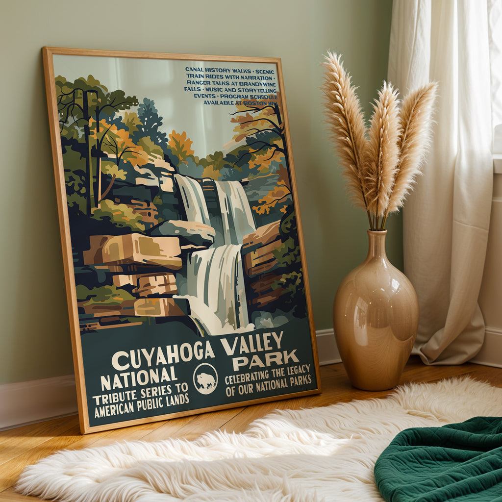 Cuyahoga Valley National Park Vintage WPA Art