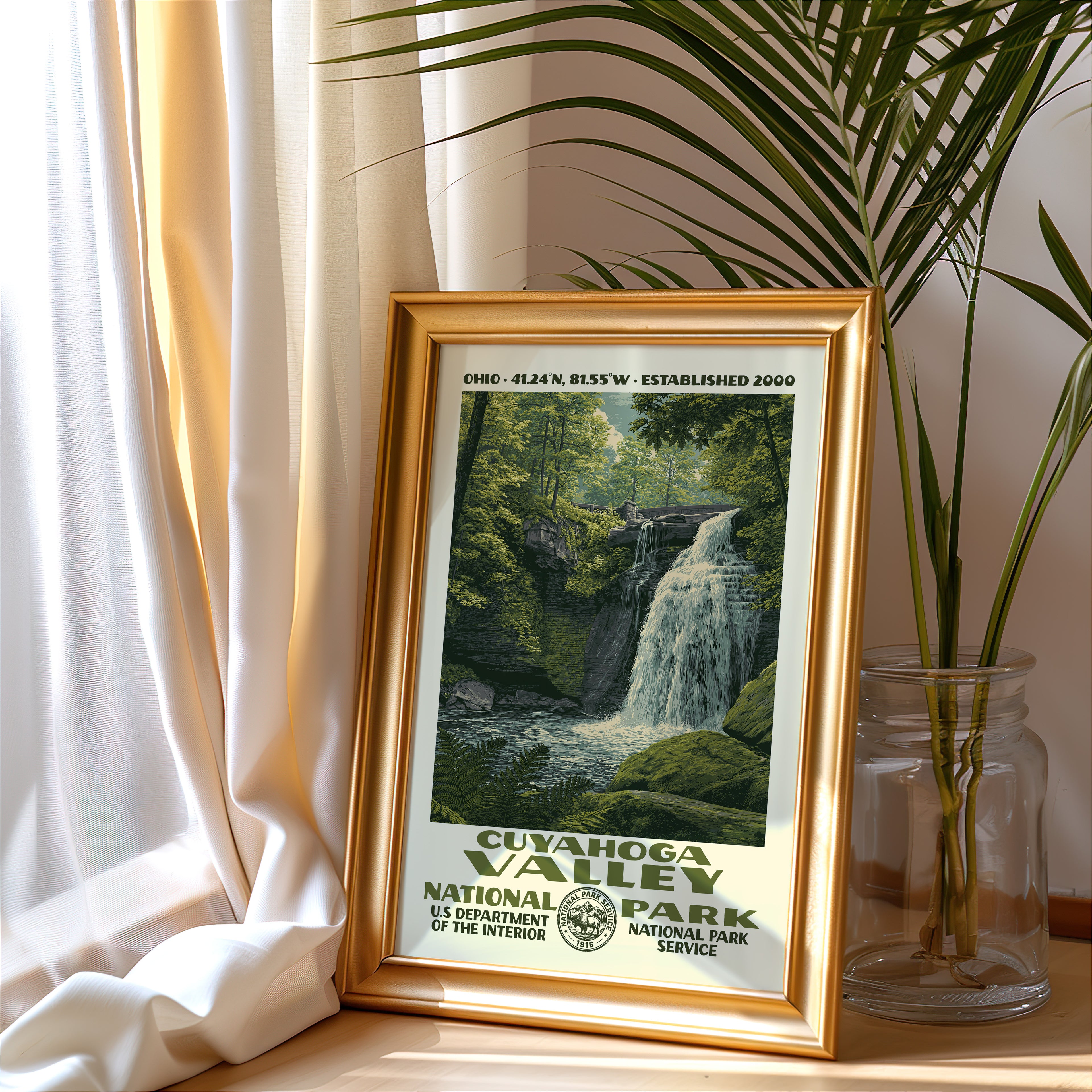 Cuyahoga Valley National Park Vintage WPA Art