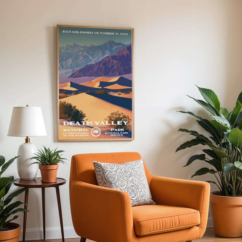 Death Valley National Park Vintage WPA