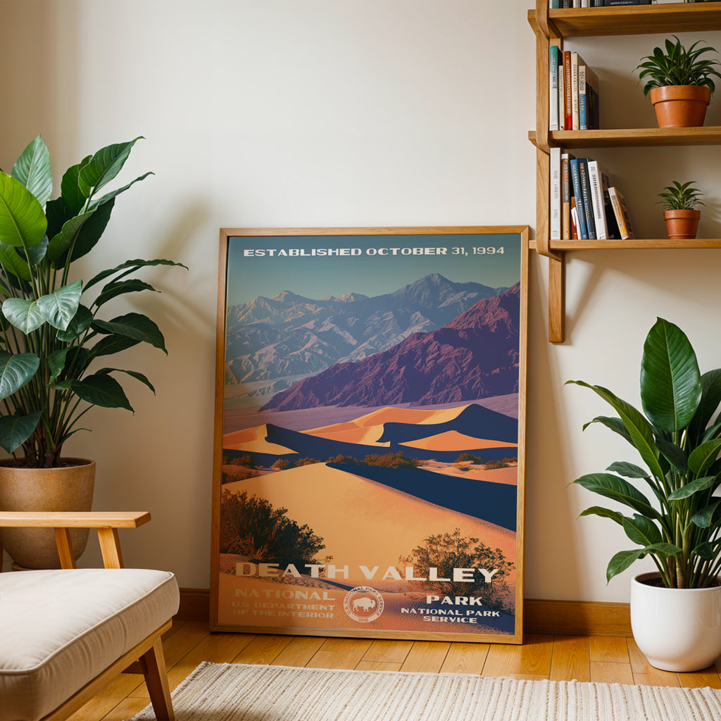Death Valley National Park Vintage WPA