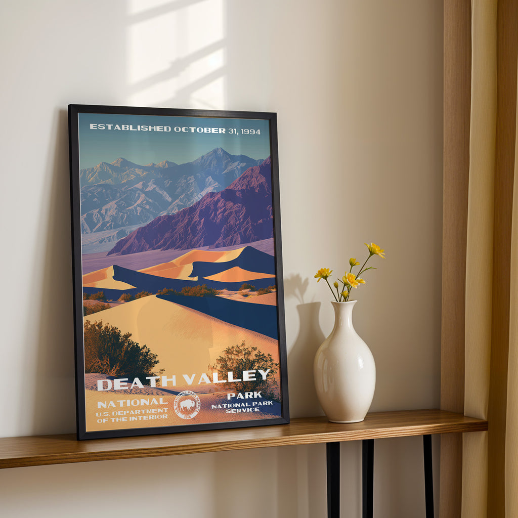 Death Valley National Park Vintage WPA