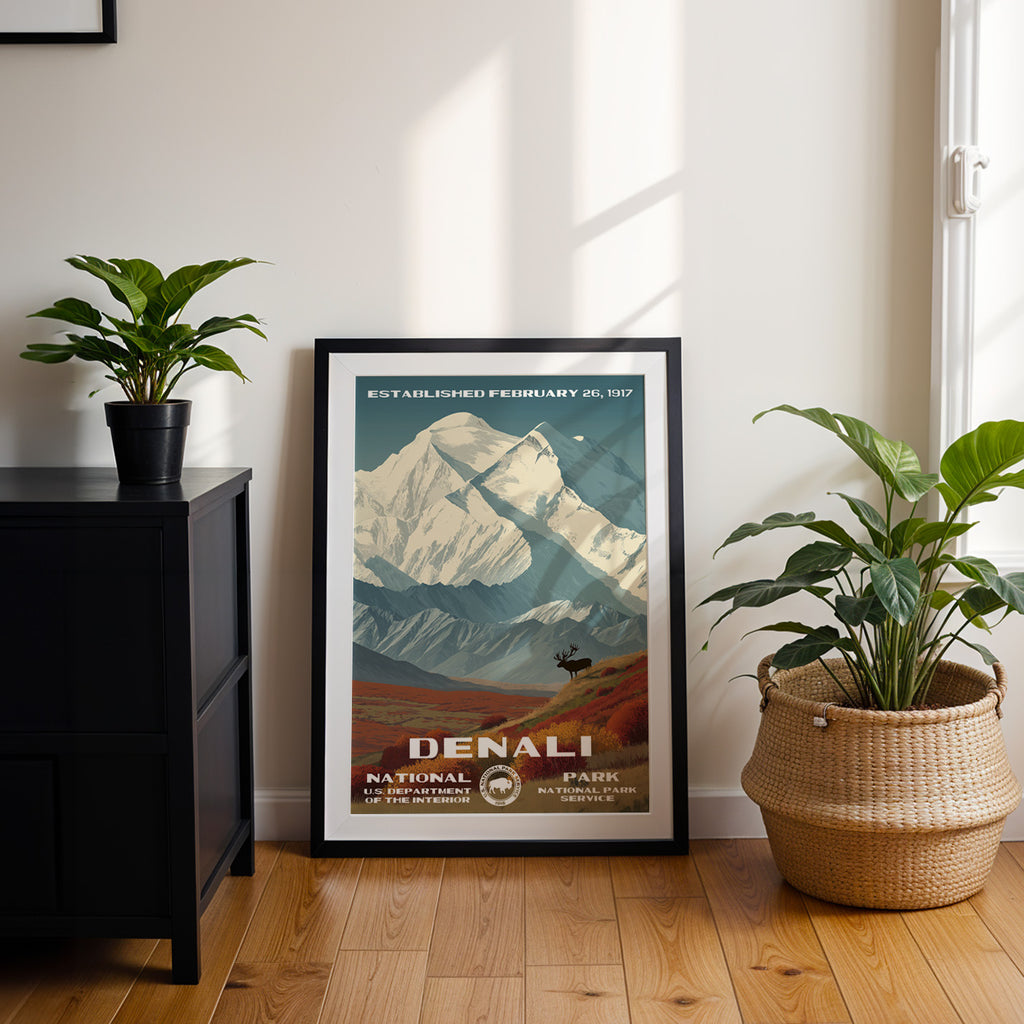 Denali National Park Vintage WPA