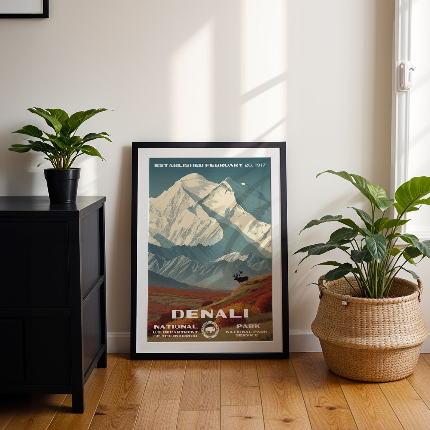 Denali National Park Vintage WPA