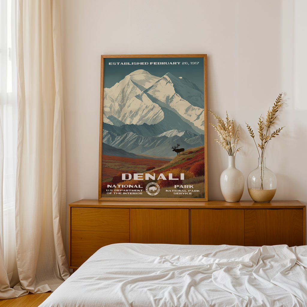 Denali National Park Vintage WPA