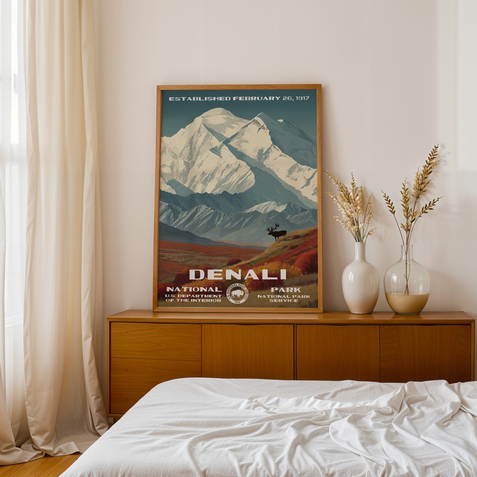 Denali National Park Vintage WPA