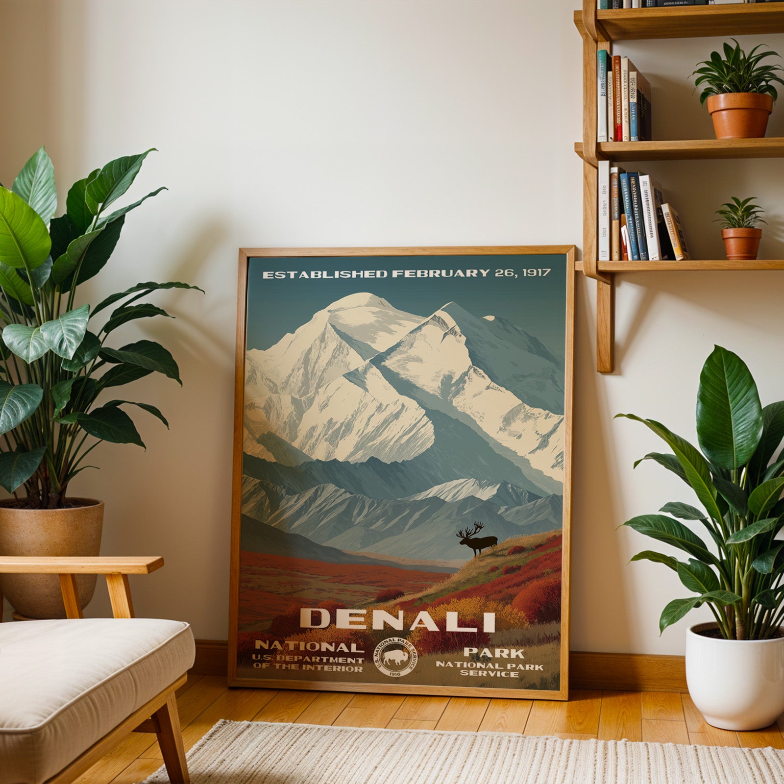 Denali National Park Vintage WPA