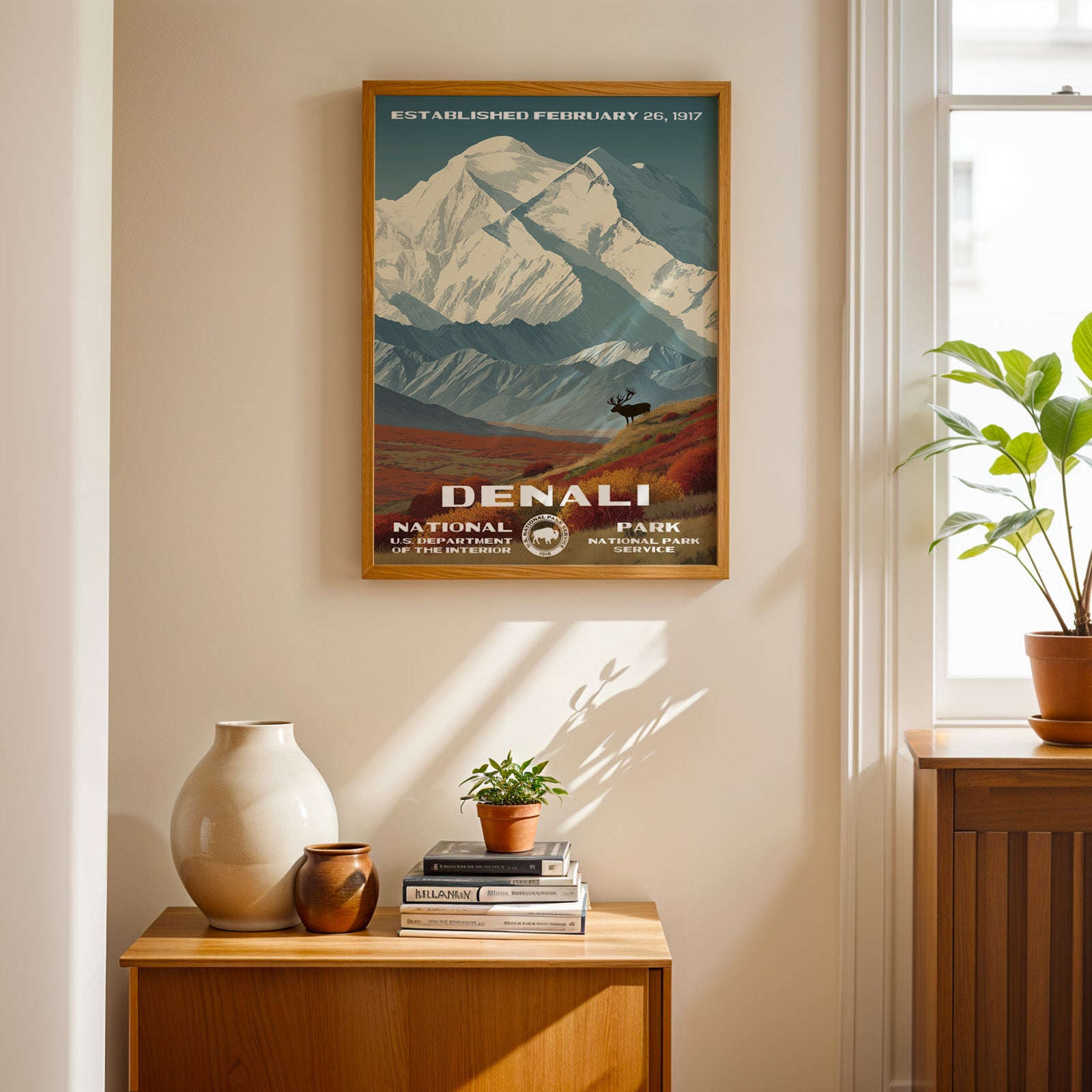Denali National Park Vintage WPA