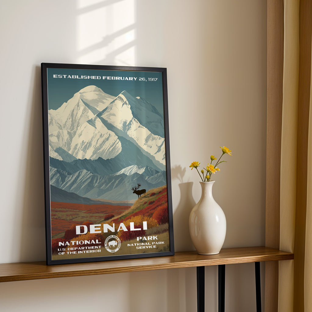 Denali National Park Vintage WPA