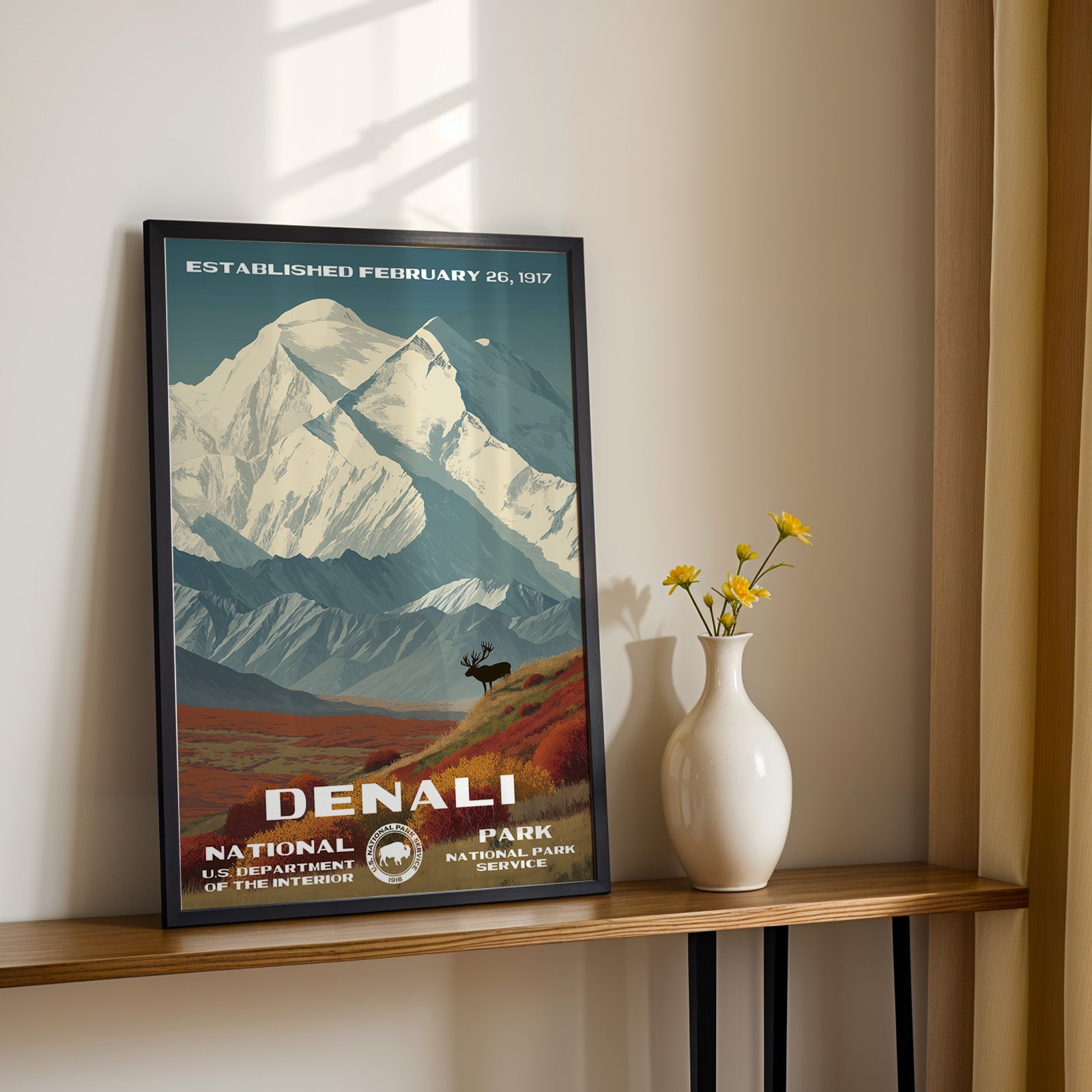 Denali National Park Vintage WPA