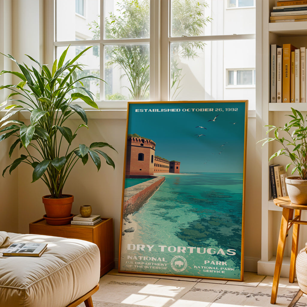 Dry Tortugas National Park Vintage WPA