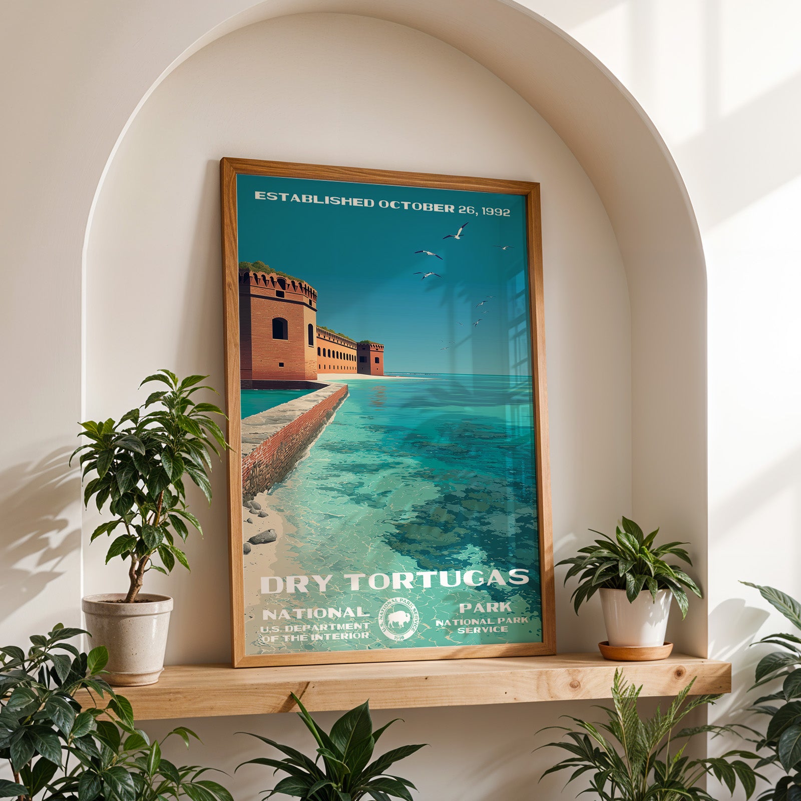 Dry Tortugas National Park Vintage WPA