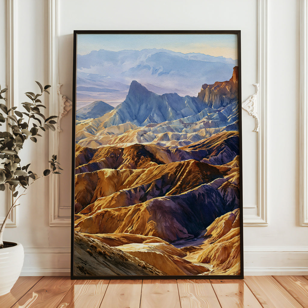 Death Valley National Park Watercolor Art