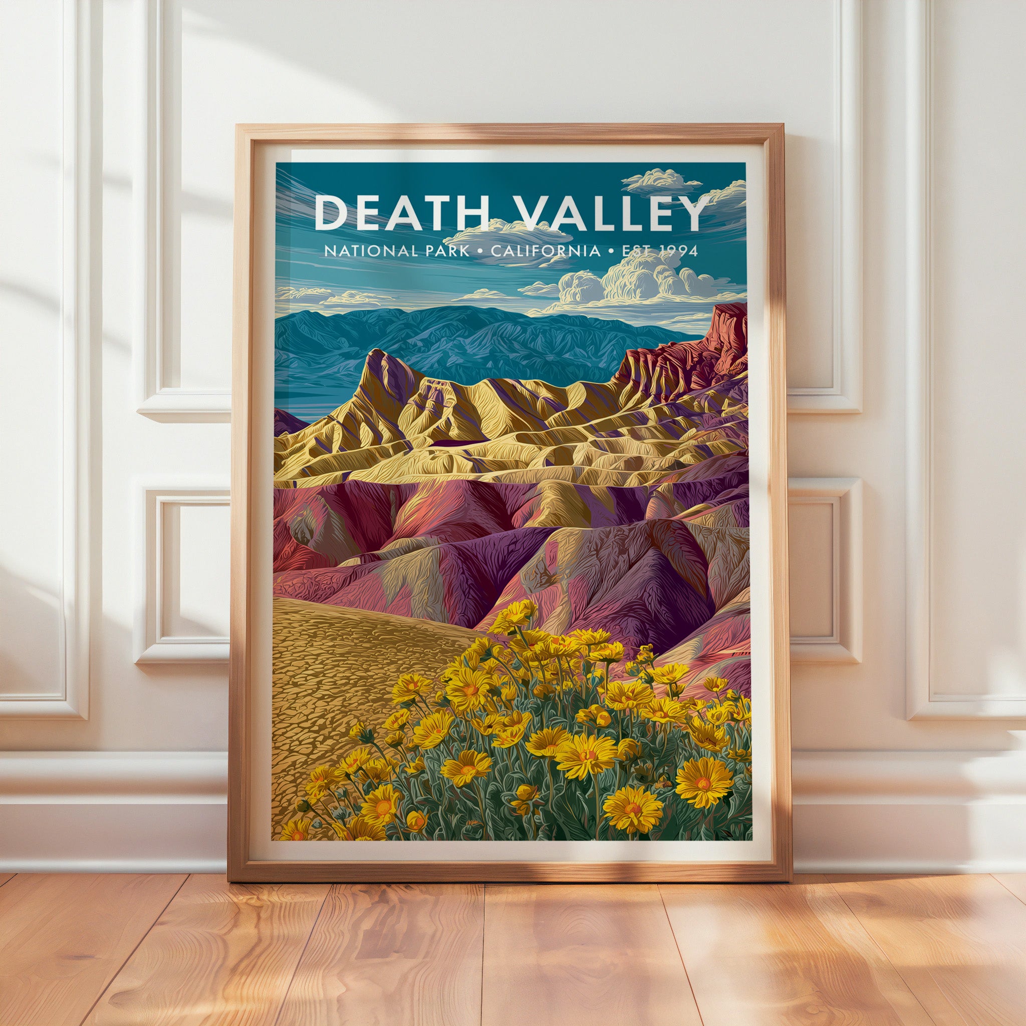 Retro Death Valley National Park Print