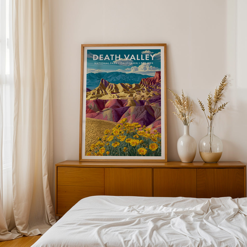Retro Death Valley National Park Print