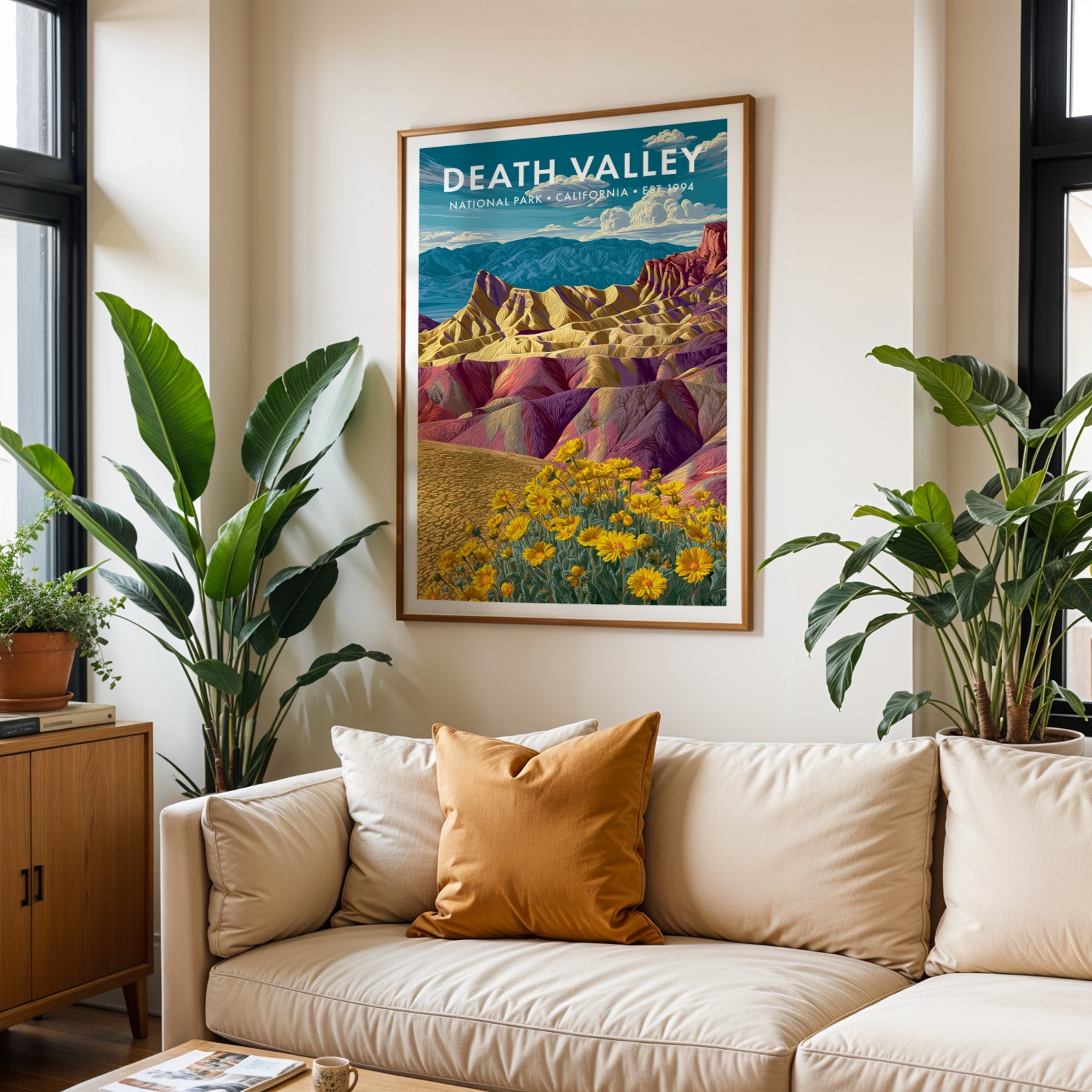 Retro Death Valley National Park Print