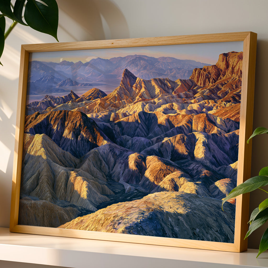 Death Valley National Park Classical Oil Painting