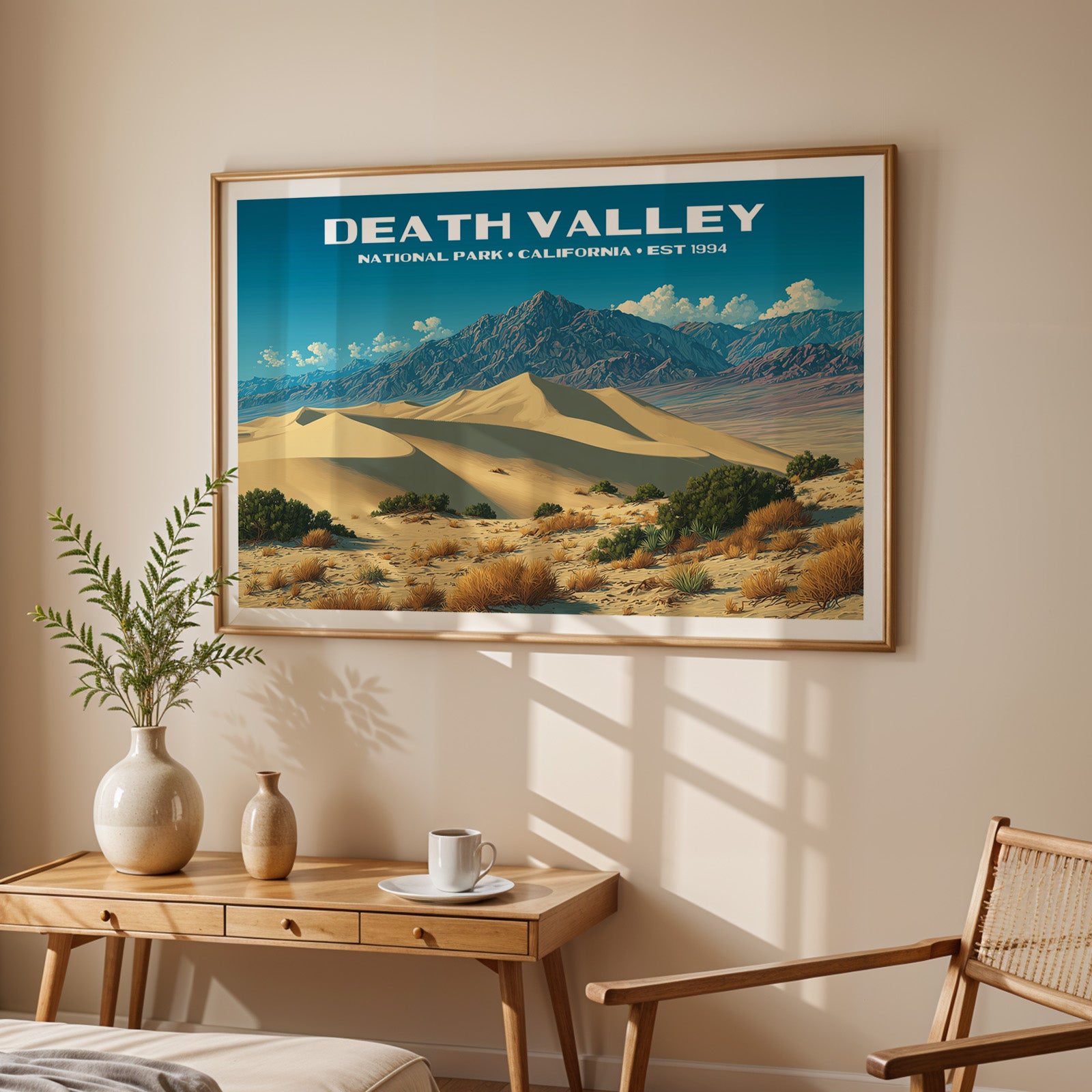 Death Valley National Park Horizontal Vintage Art