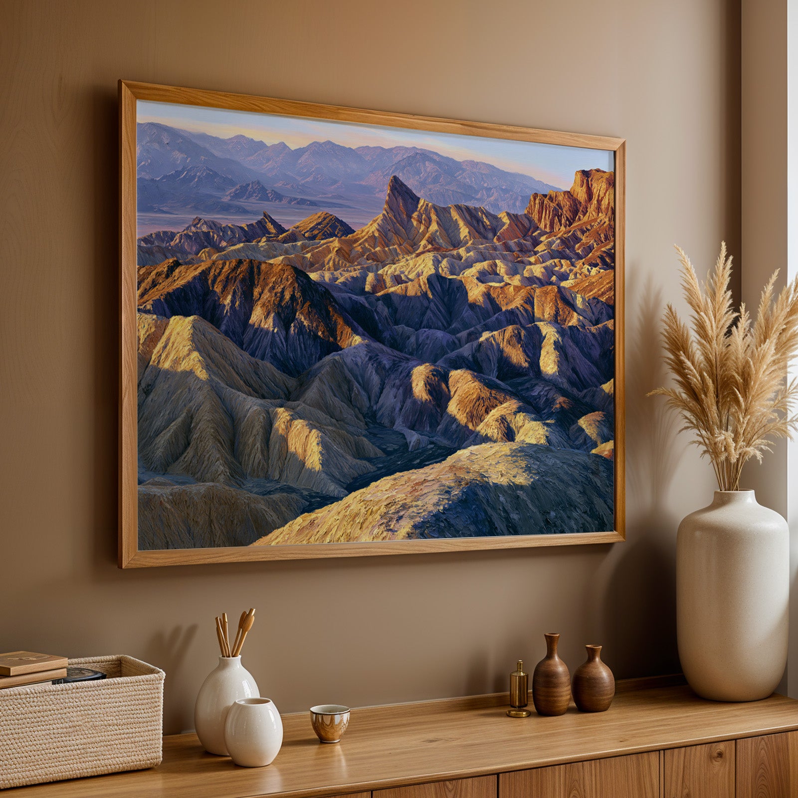 Death Valley National Park Classical Oil Painting