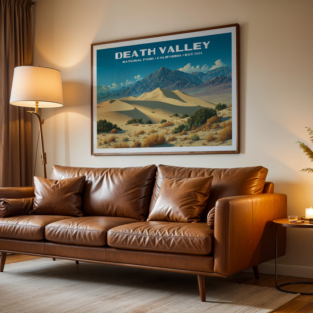 Death Valley National Park Horizontal Vintage Art