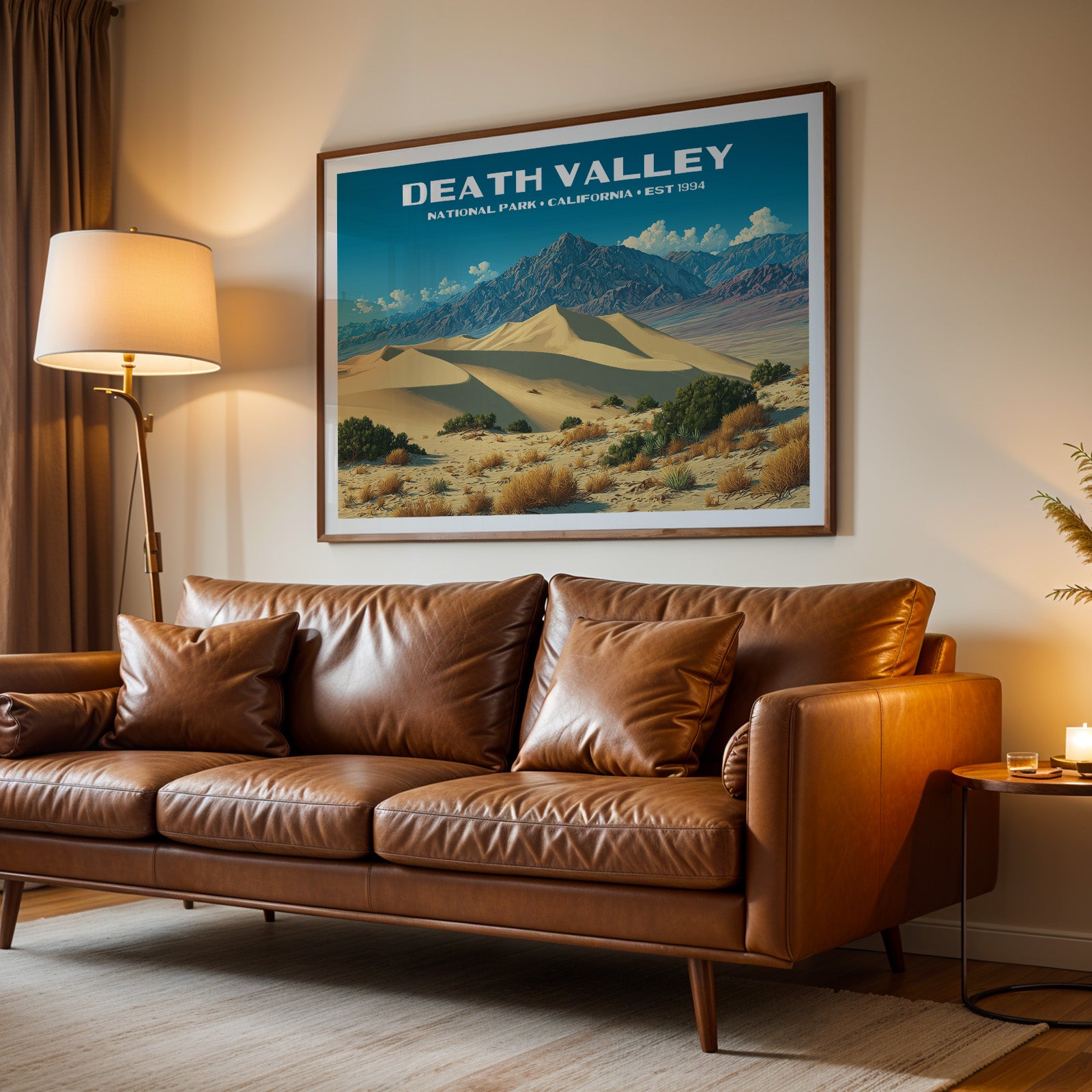 Death Valley National Park Horizontal Vintage Art