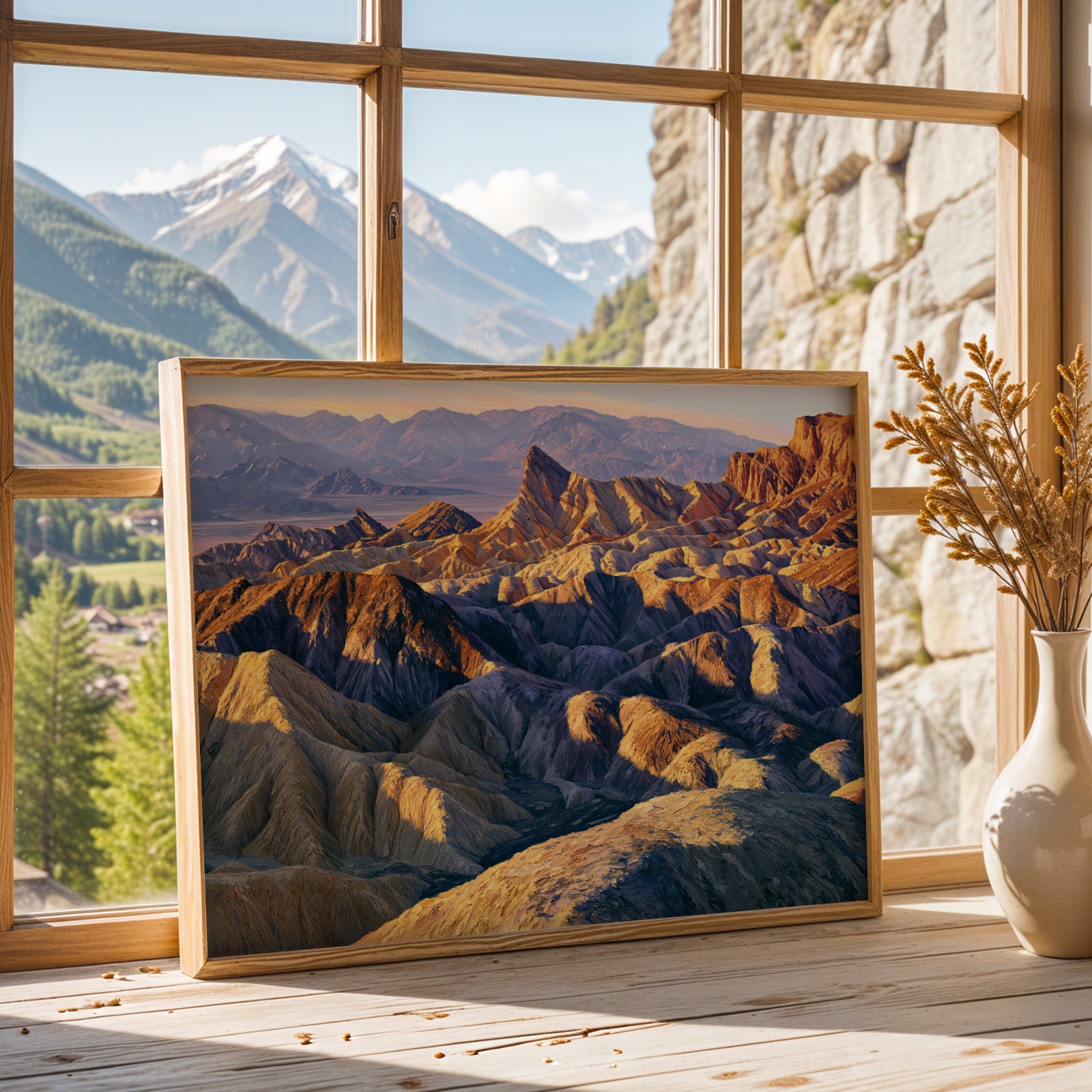 Death Valley National Park Classical Oil Painting