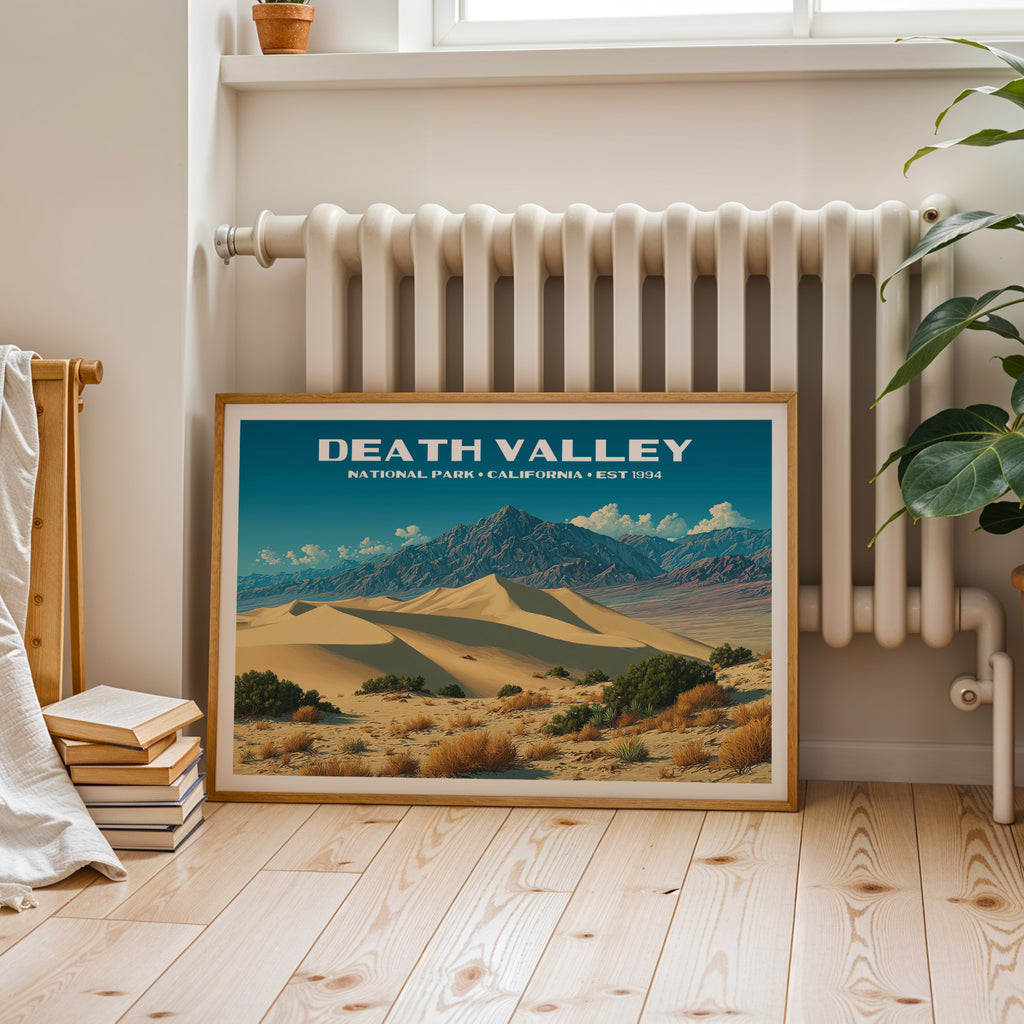 Death Valley National Park Horizontal Vintage Art