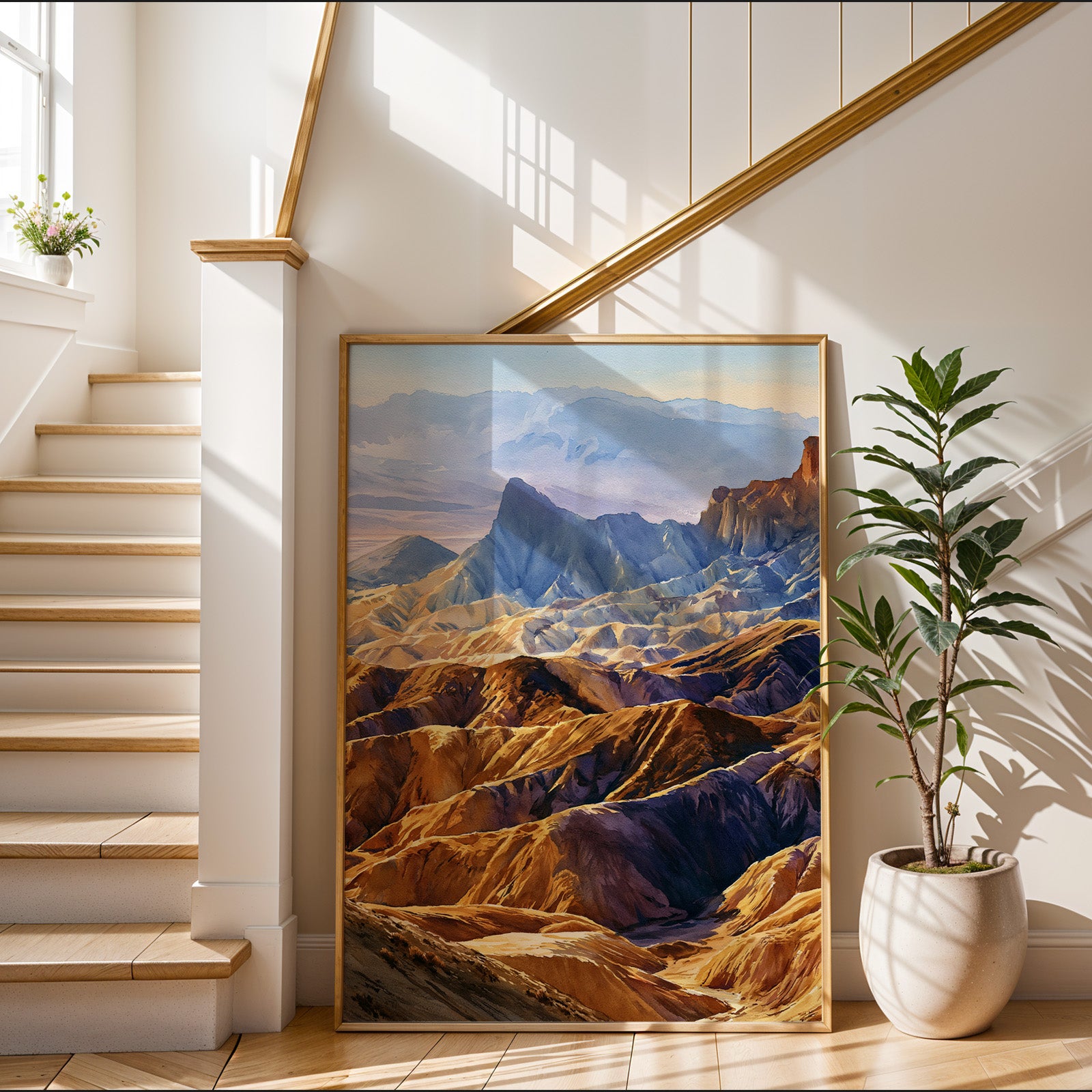Death Valley National Park Watercolor Art