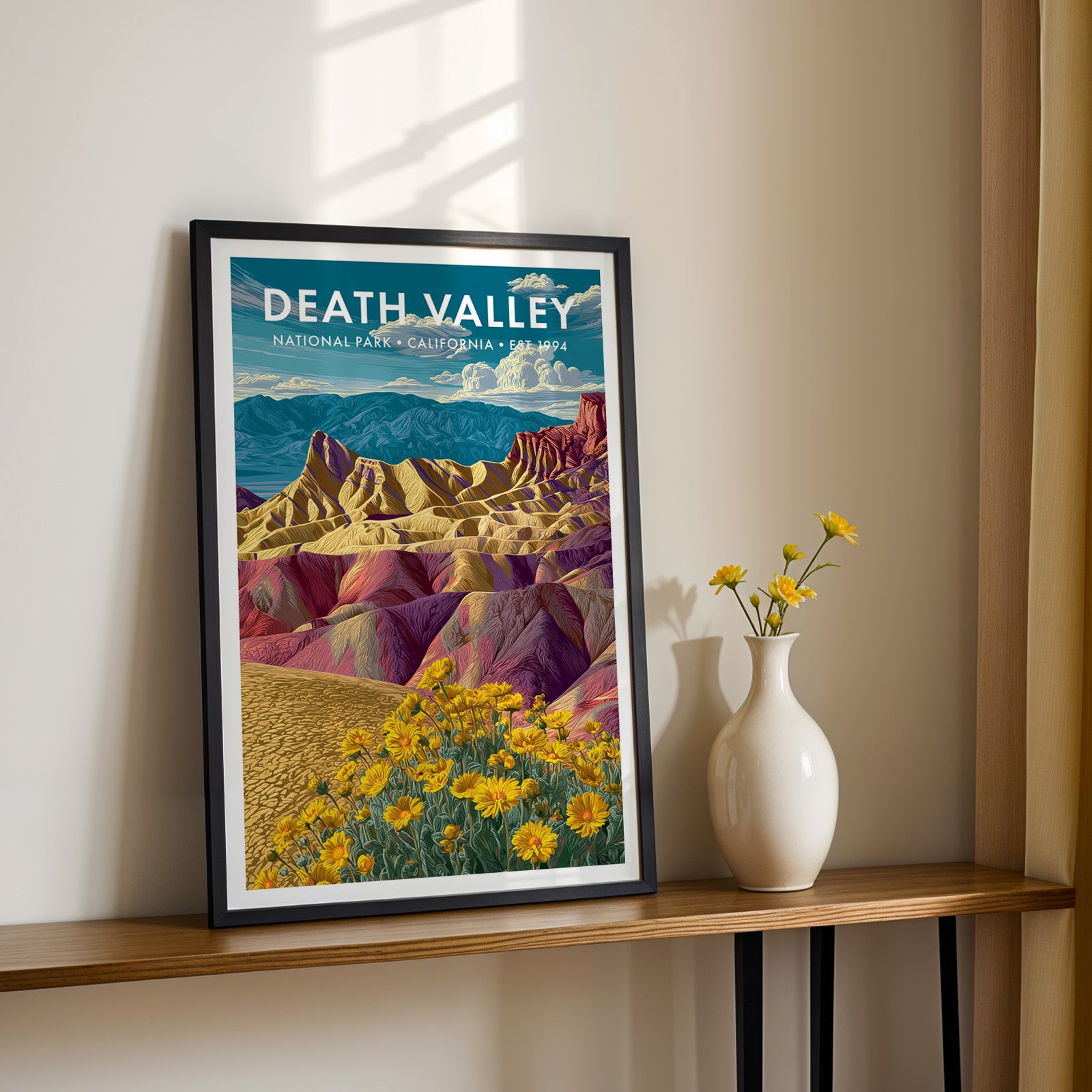 Retro Death Valley National Park Print