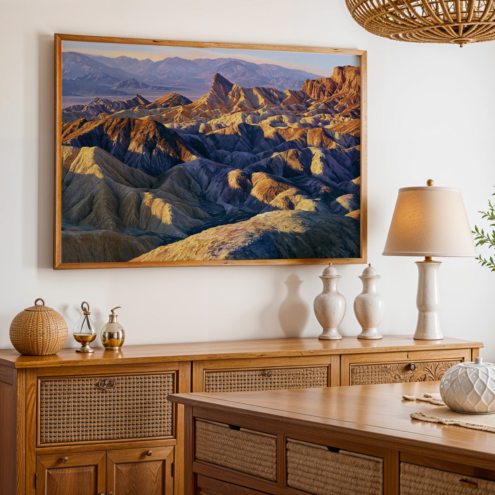 Death Valley National Park Classical Oil Painting