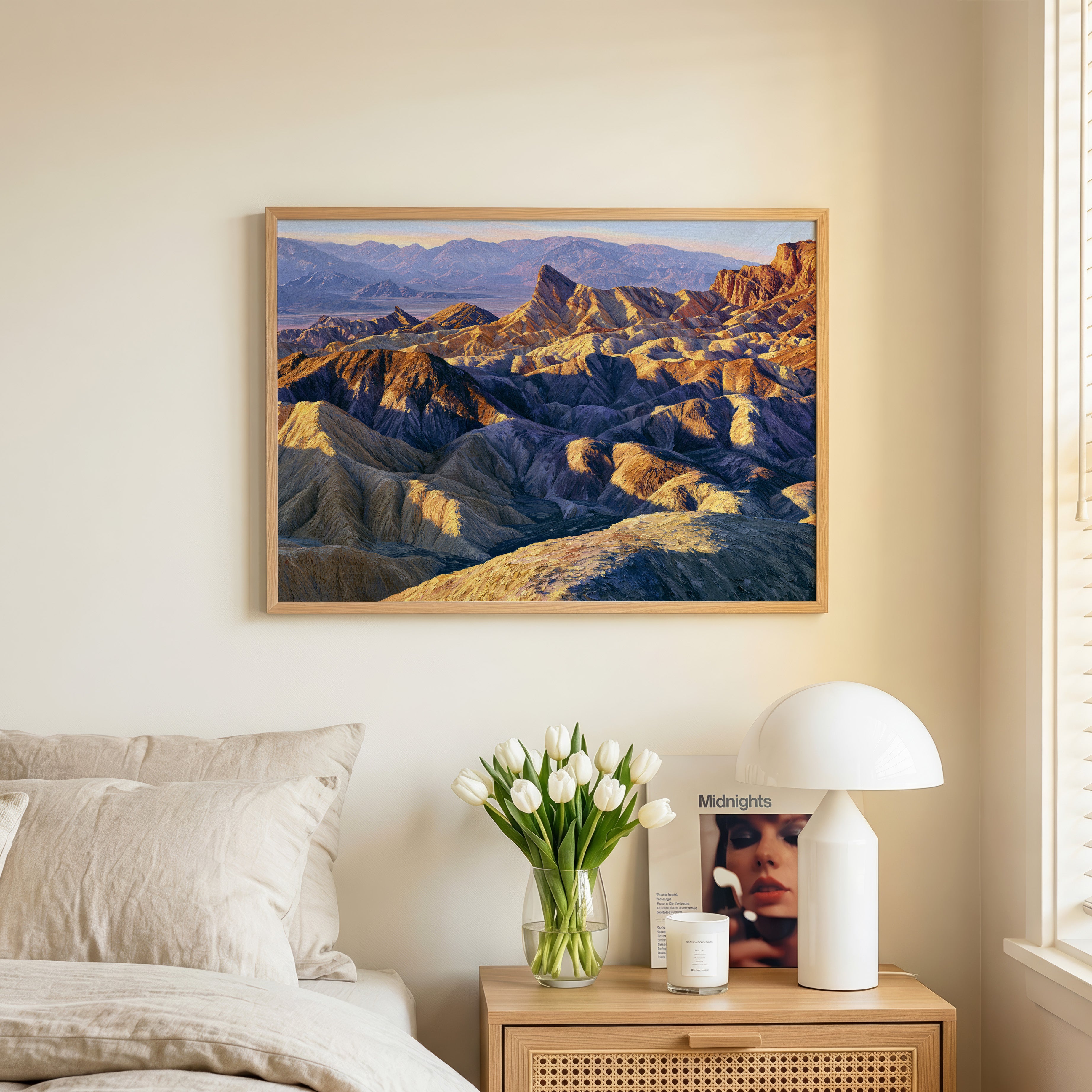Death Valley National Park Classical Oil Painting