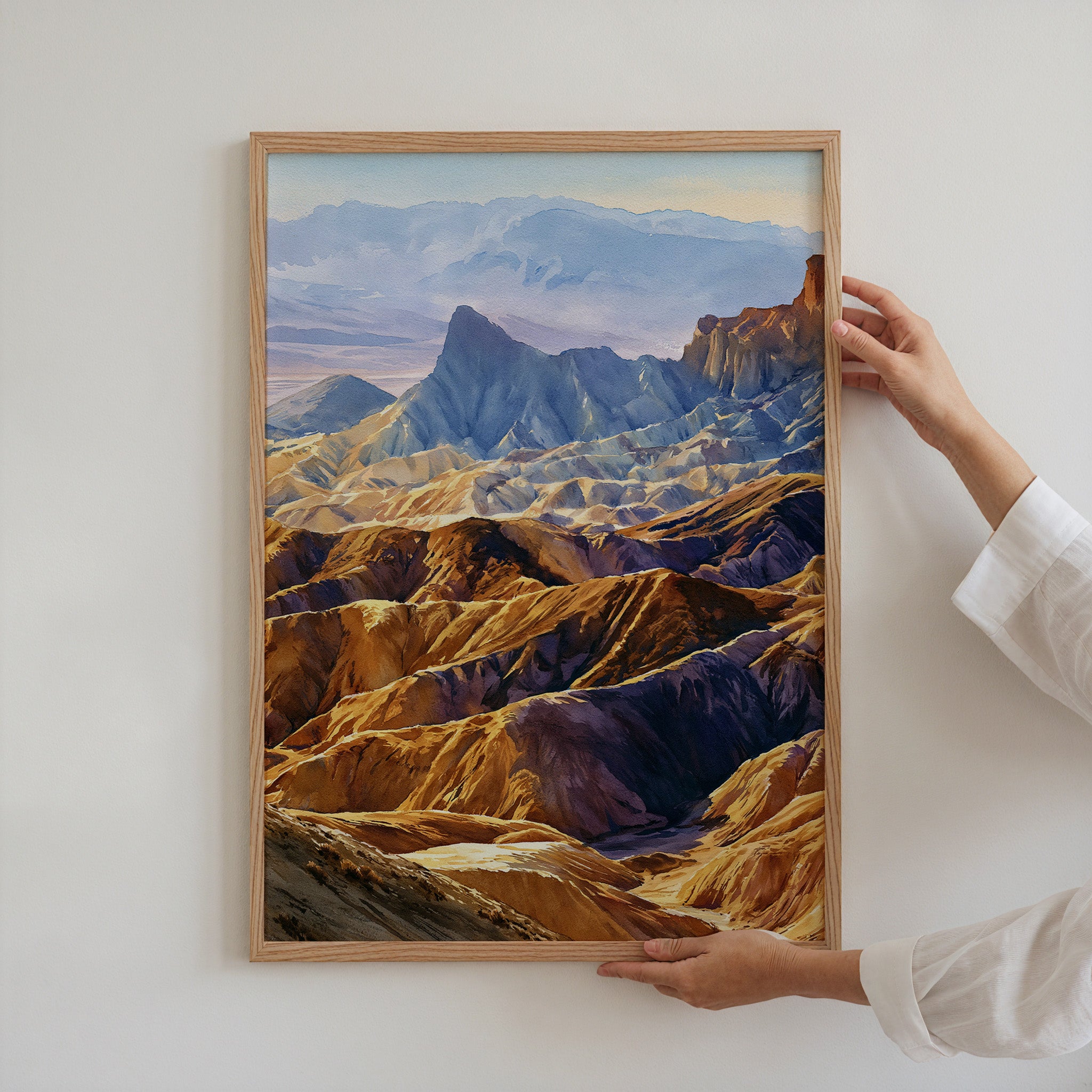 Death Valley National Park Watercolor Art
