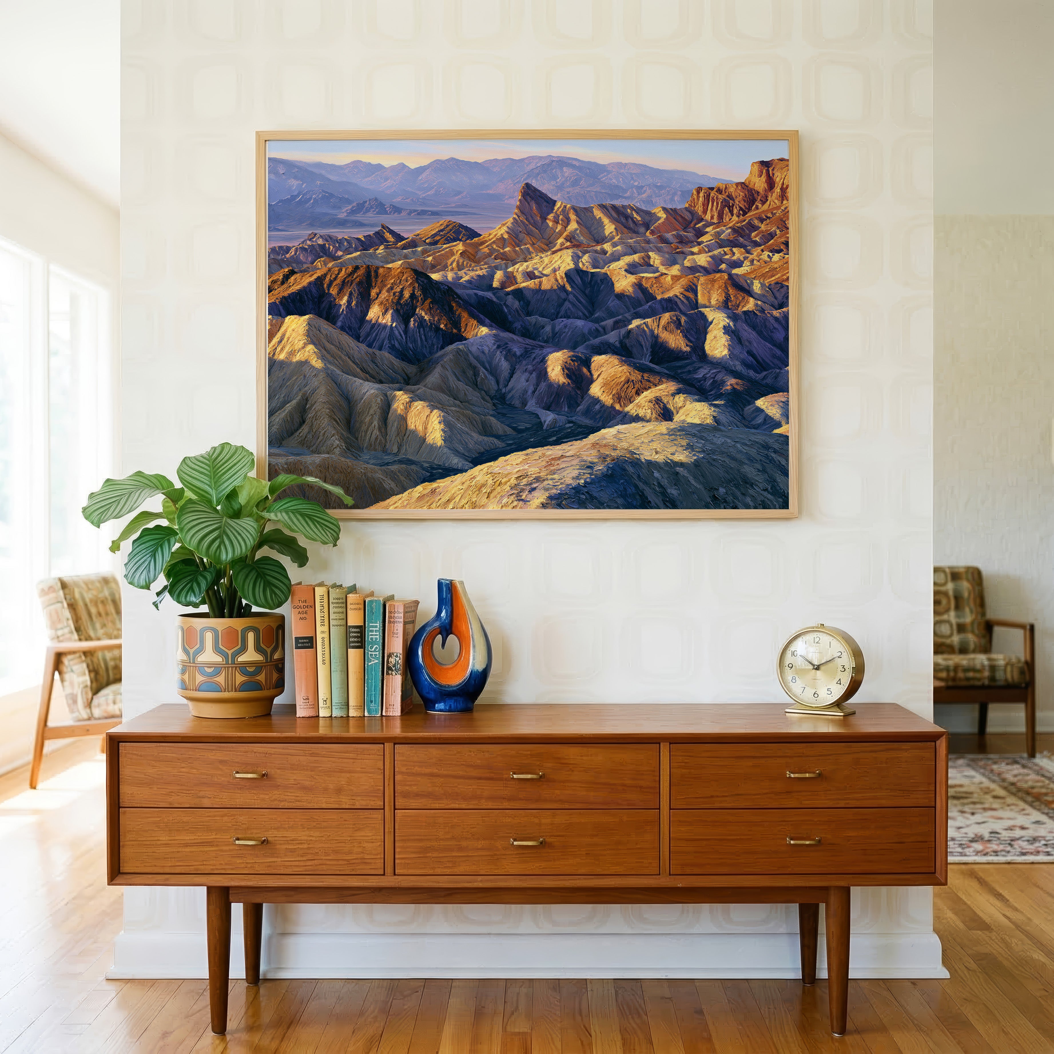 Death Valley National Park Classical Oil Painting