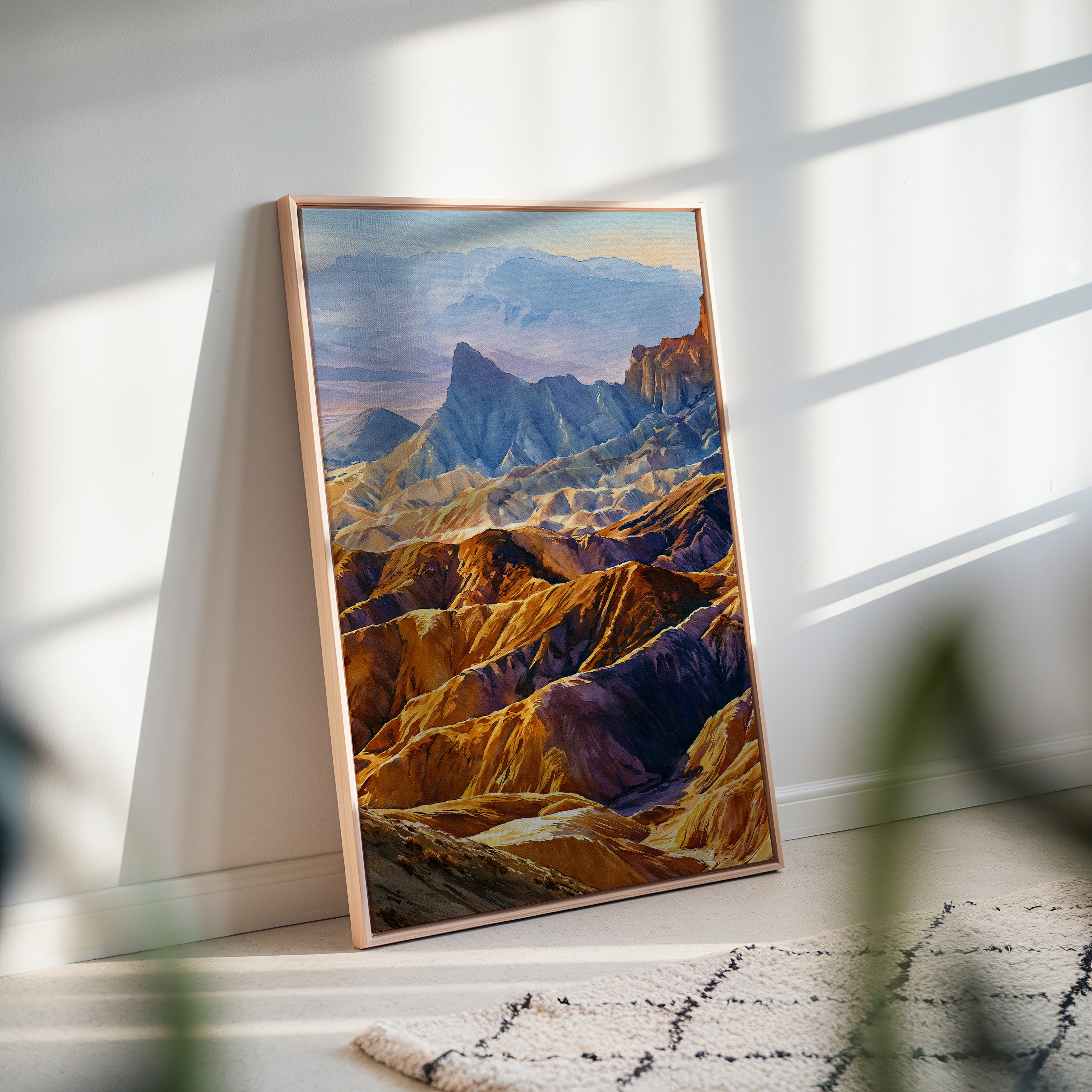 Death Valley National Park Watercolor Art